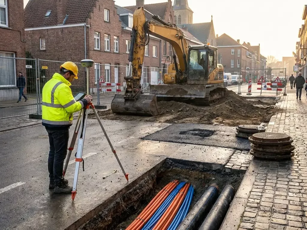 infrastructuur door LSG landmeter schatters in antwerpen en de kempen