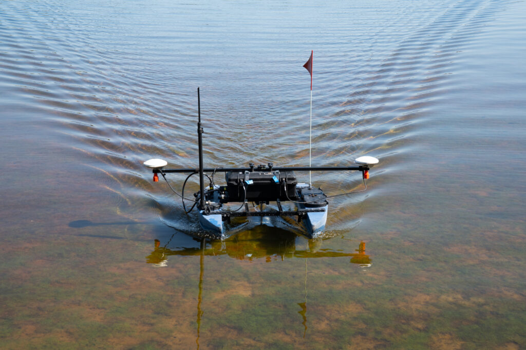USV onderwaterscanning door LSG Landmeters & Schatters